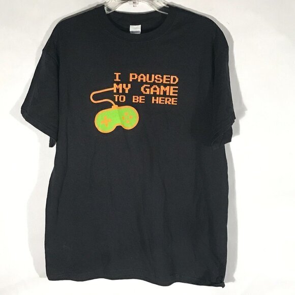 Video Game Gamer SNES Controller Pause T Shirt - Picture 2 of 6